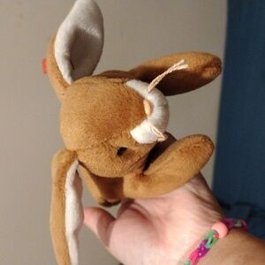 Ears the Rabbit Beanie Baby Plushie